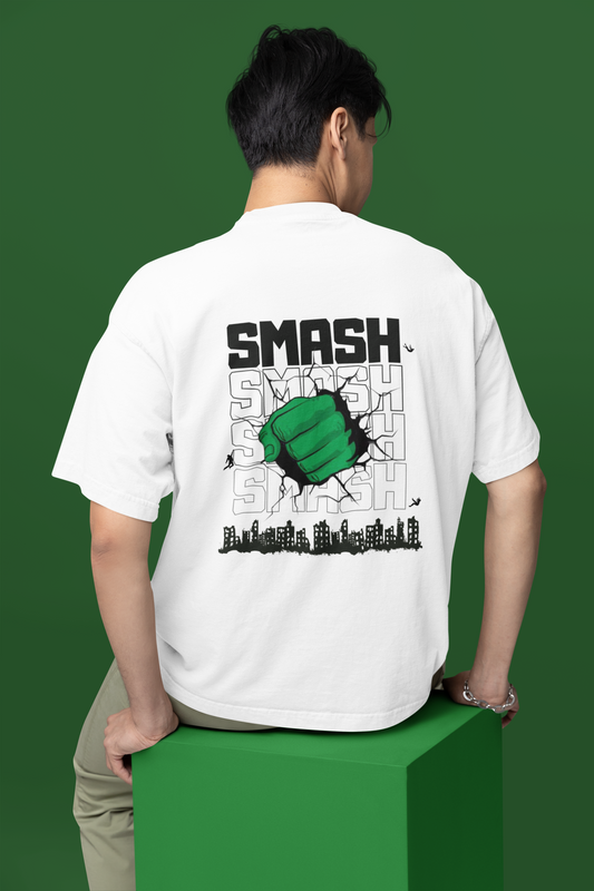 Hulk Smash Punch Oversized Tshirt
