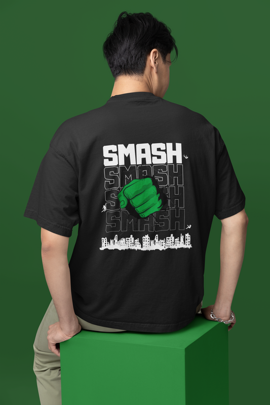 Hulk Smash Punch Oversized Tshirt